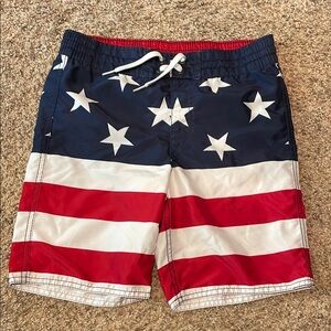 Old Navy Stars and Stripes Swim Trunks